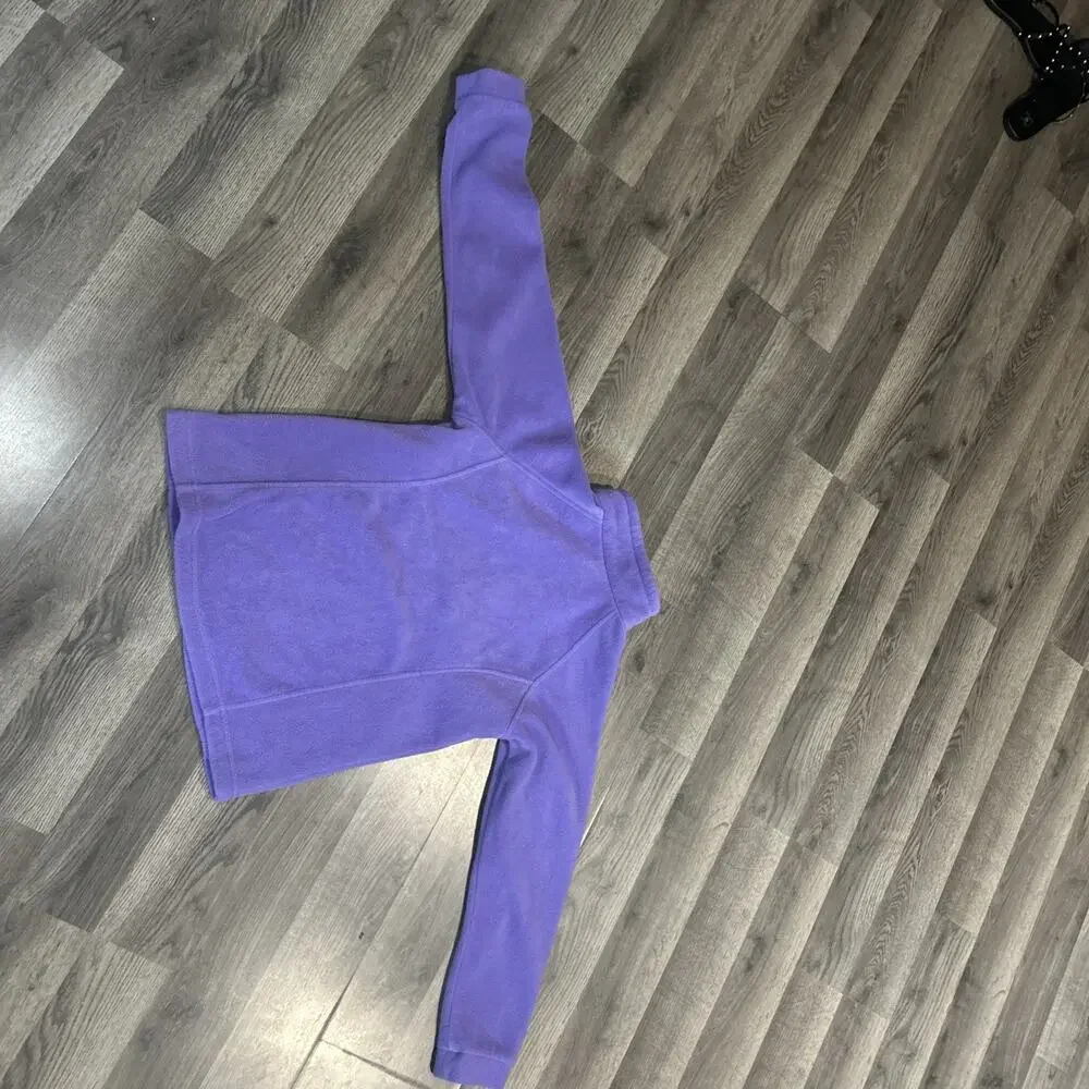 Size 14/16 Girls Purple Columbia Fleece 100%polyester Zip Up Jacket